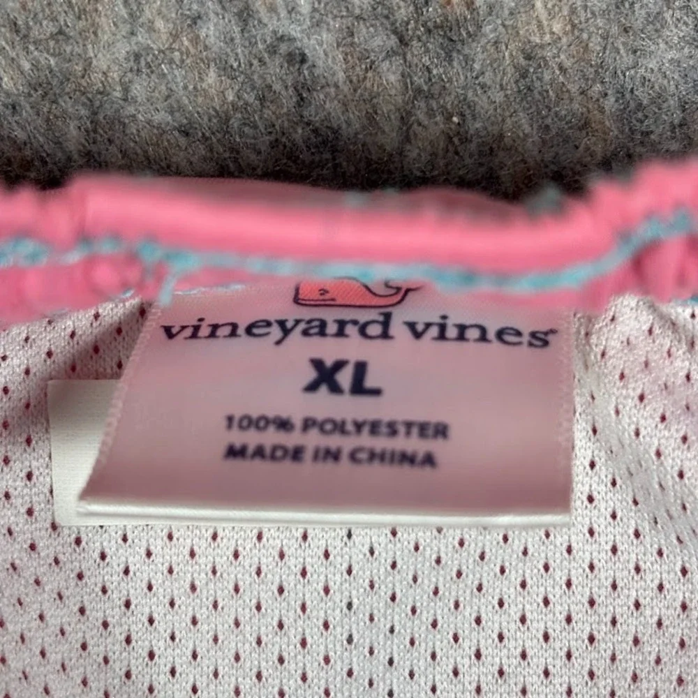 Vineyard Vines Swim Trunks Mens‎ XL Shorts Lined Beach Summer Pink PAINT SPECKS*